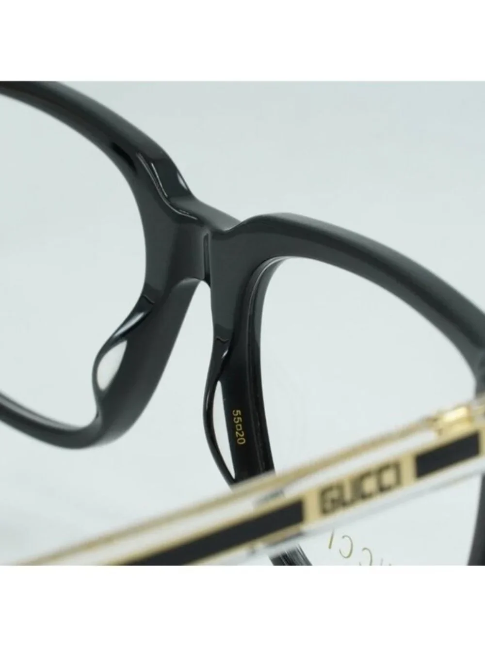 Gucci GG0560ON 005 Eyeglasses Black 55mm Square Frame